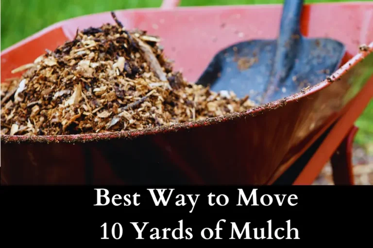 Best Way to Move 10 Yards of Mulch