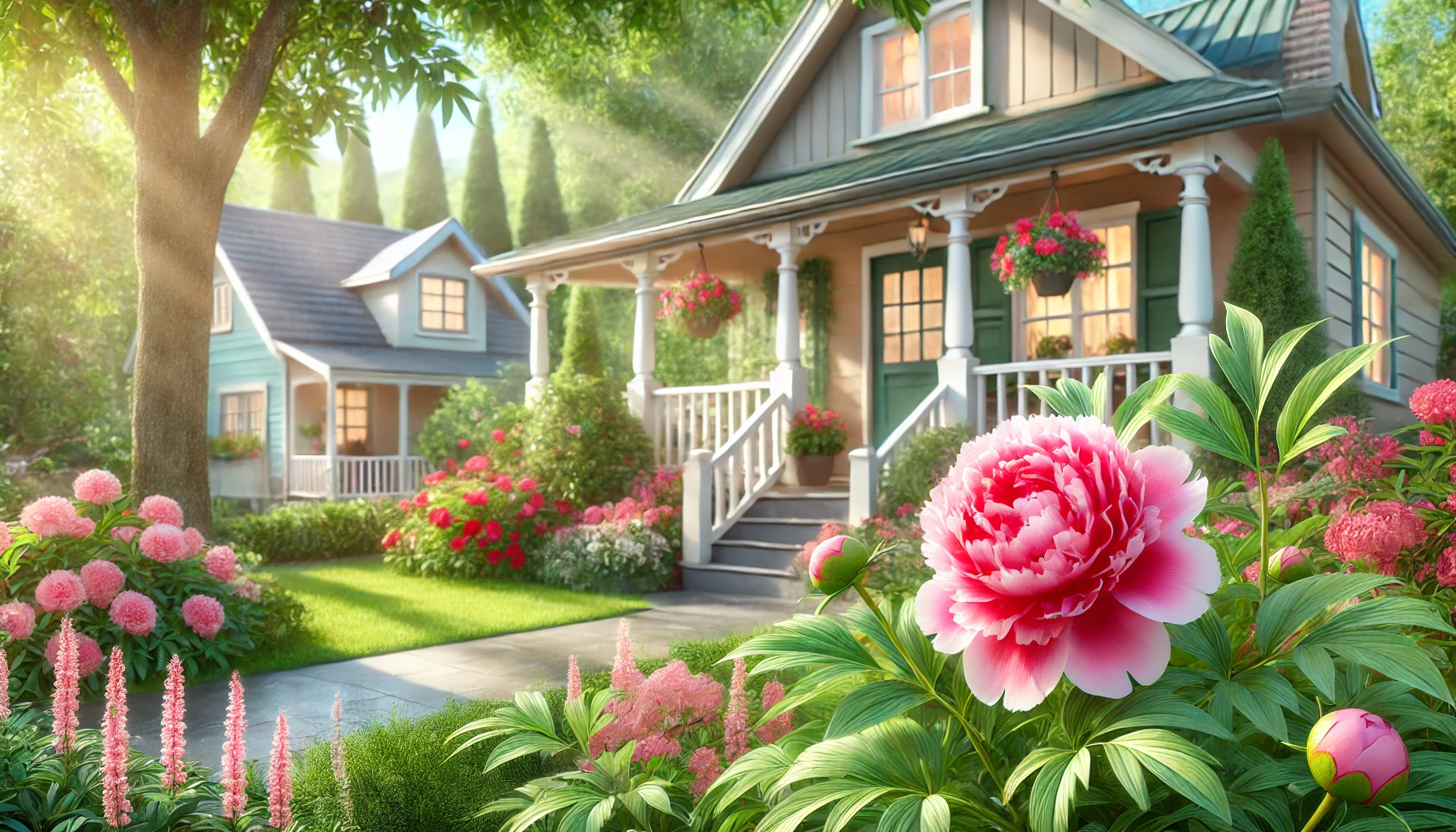 Can I Plant Peony Near House